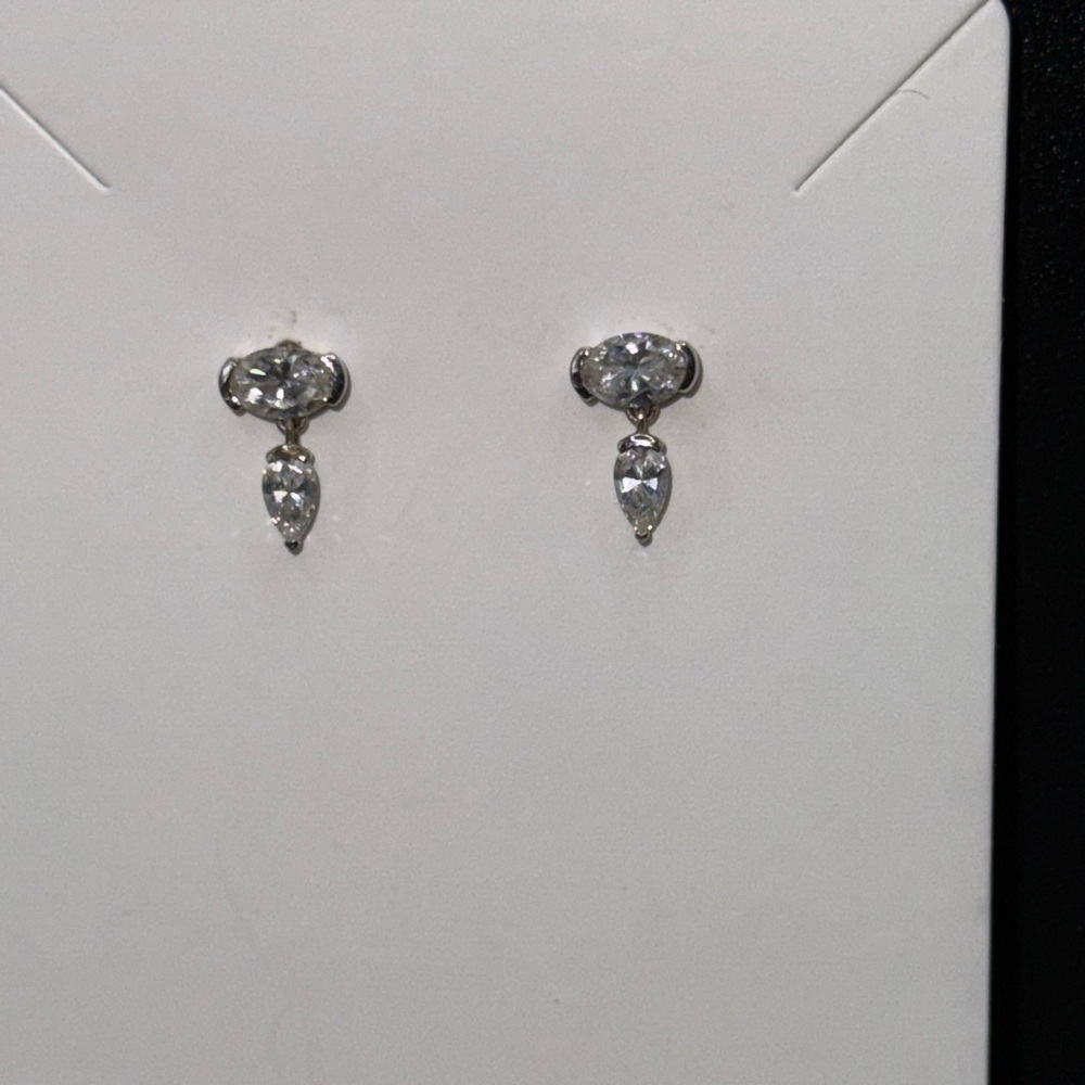 Elegant Sterling Silver Drop Earrings
